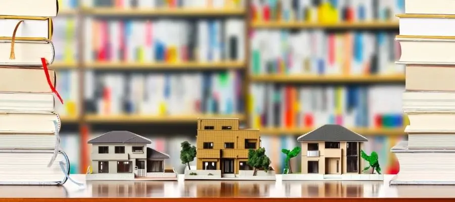 住宅模型と本